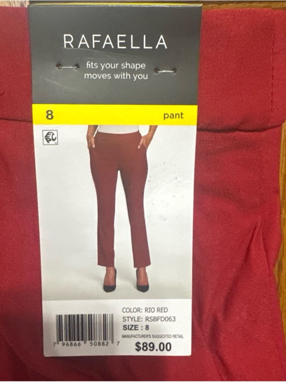 Rafaella Rio Red Men’s Dress Pants